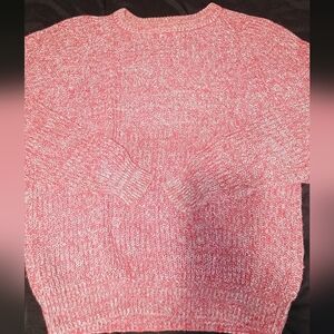 Vintage Sears Men's Store Sz Lg Red Chunky Knit Sweater Red
